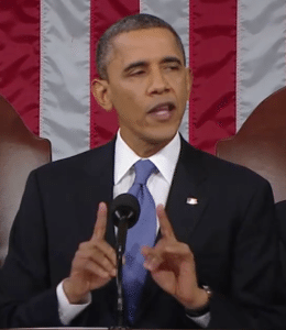 President Barack Obama Giving A Speech