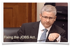 Patrick McHenry Fixing the JOBS Act