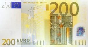 200 Euros Money