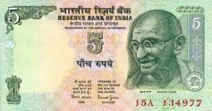 India Money Rupee Ghandi