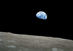 Earth from the Moon Globe Universe Space