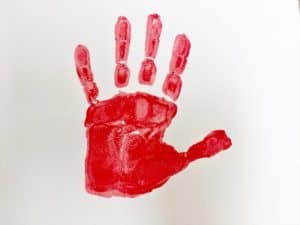 Red Hand Stop