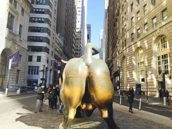 Wall Street Bull Backside