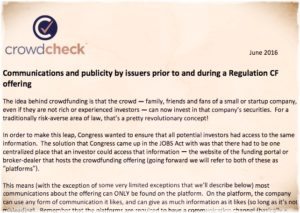 CrowdCheck Memo