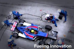 UK Britain Race Car Formula One Pit Stop Fueling Innovation