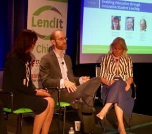 David Klein and Candace Klein at Lendit