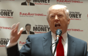 Donald Trump FundAnything launch