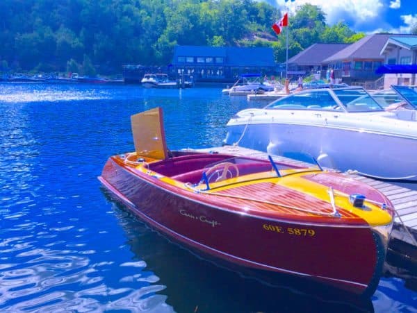 Old Wooden Boat in Canada