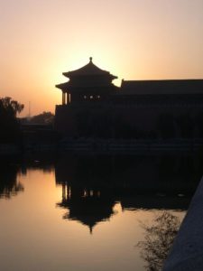 China Forbidden City Sunset Beijing