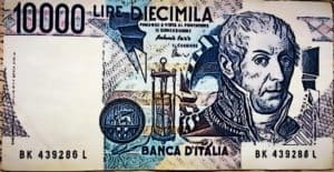 Italy Money Bank of Italy Lire