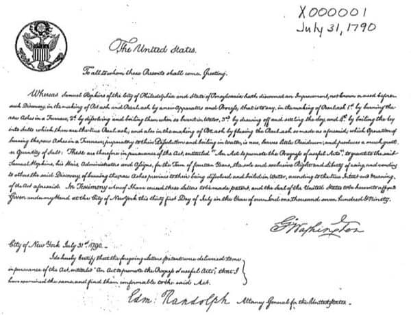 first-us-patent