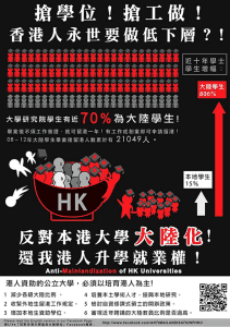 Anti Mainland Advertisement being Crowdfunded