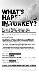 Turkey Full Page Ad in NYTimes