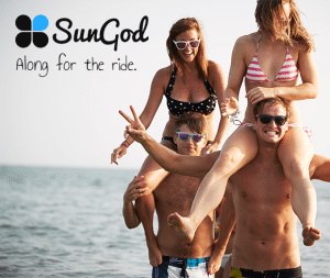 SunGod on the Beach Sunglasses