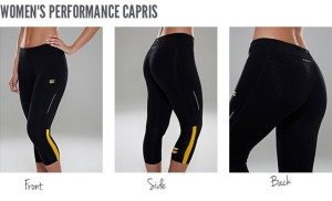 Womens Performance Capris