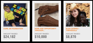 Crowdrise Holiday Challenge Charities