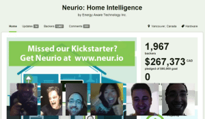 Neurio Crowdfunding Success