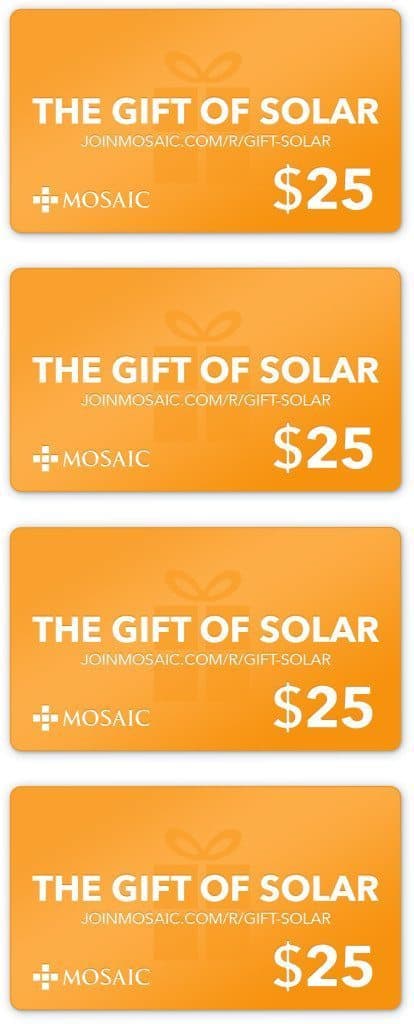 Gift of Solar 4-Pack