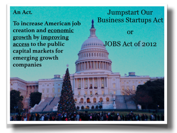 JOBS Act US Capital Christmas