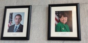 Mary Jo White and Barack Obama SEC