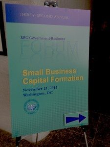 Small Business Capital Formation SEC