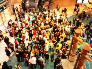 Decentralized Dance Party at Vancouver Airport