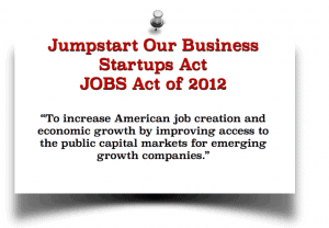 Jumpstart Our Business 2012 JOBS Act
