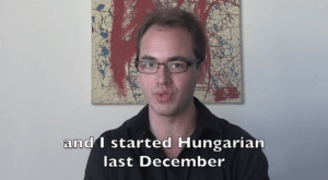 Now Gabriel Wyner is learning Hungarian