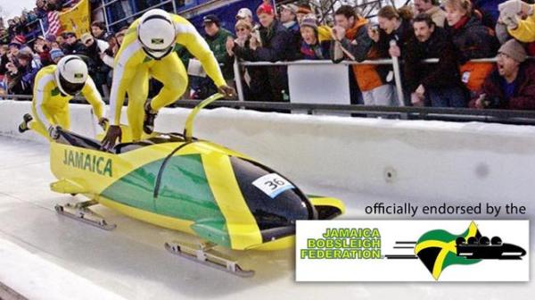 Official Photo of the Jamaican Bobsled Team