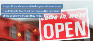 GiveToBenefit we are open