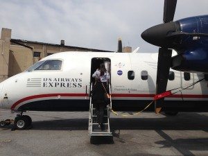 Airplane Jet US Airways Travel Boarding