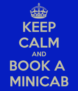 Keep Calm and Book a Minicab