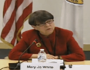 Mary Jo White at IAC meeting