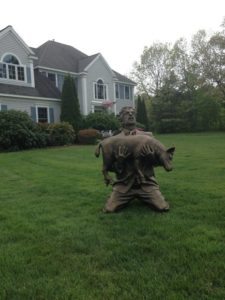 BMS Lawn Statue