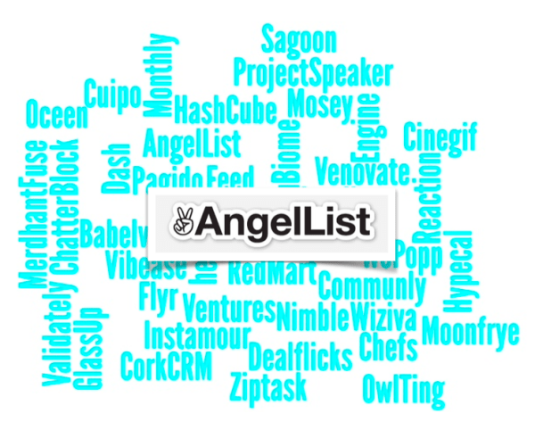 AngelList in Word Cloud