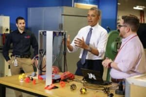 Barack Obama at Maker Faire