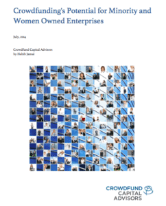 Crowdfunding's Potential for Minority and Women Owned Enterprises