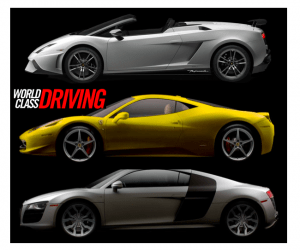 World Class Driving Super Cars