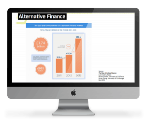 UK Alternative Finance on Computer