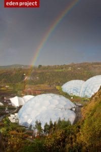 Eden Project with Rainbow