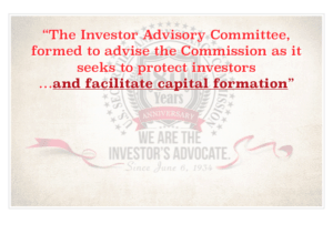 Investor Advisory Committee Mission
