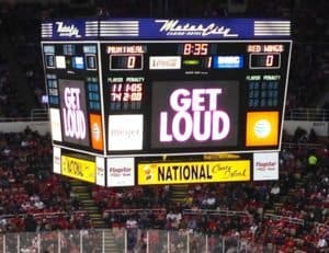 Scoreboard Get Loud Hockey