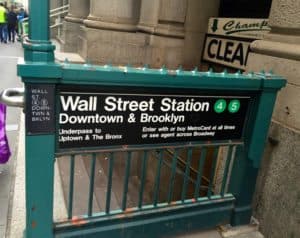 Wall Street Metro Station Downtown Brooklyn