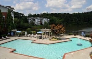 the Lakeside at Town Center Apartment complex in the Atlanta suburb of Marietta, Georgi