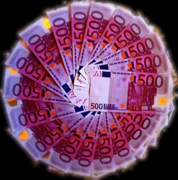 Euros Money 500 Cash Currency