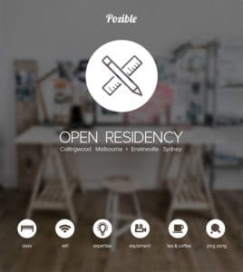Pozible Open Residency