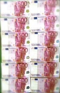 euros money