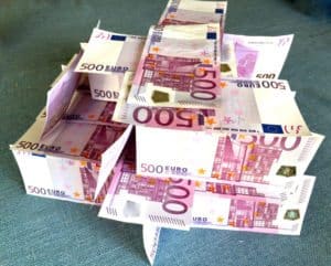 Euros Money House of Cards