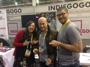 Kate Drane Ben Bateman with MyGoKey CES 2015