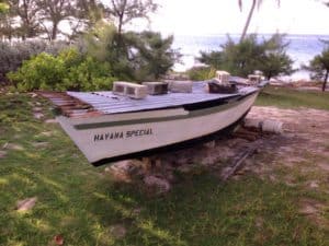 havana special boat beached